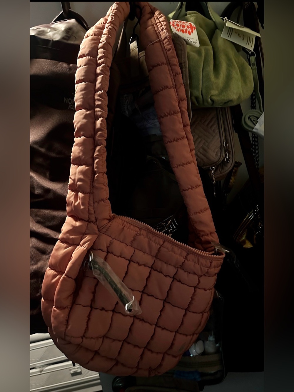 🔥NWT! Quilted Baby Carryall in beautiful light pink!